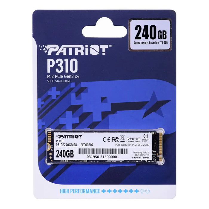 SSD Patriot P310 240GB M.2 2280 - SSDsDIA-SSD<<<Drives and accessoriesDIA<<<ActionPL