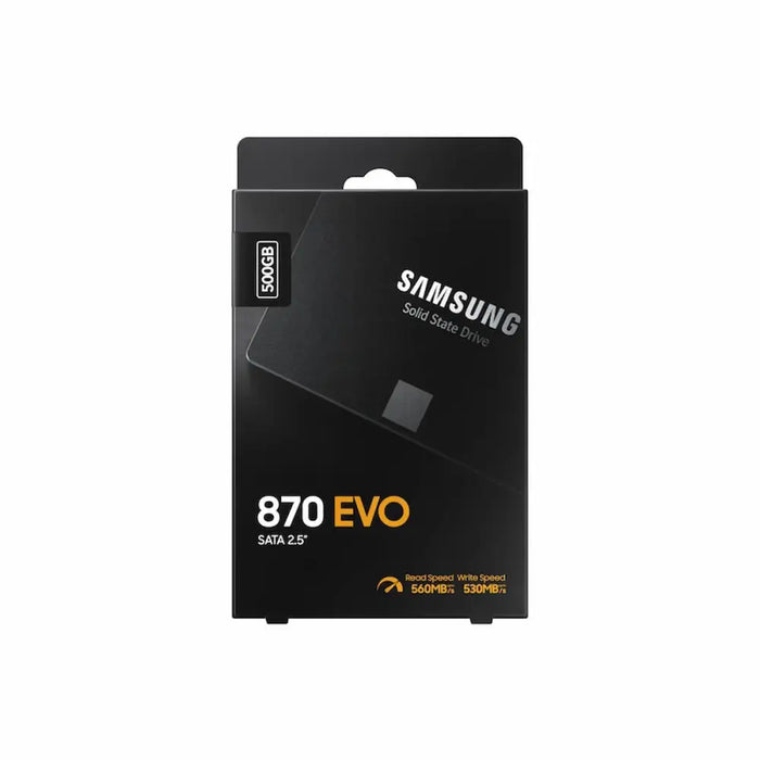 SSD SAMSUNG 870 EVO SATA 2.5’’ 500GB SATA 6 Gb/s MZ-77E500B/EU - Вътрешни SSD 2.5 inch<<<SAMSUNG памети SSD и