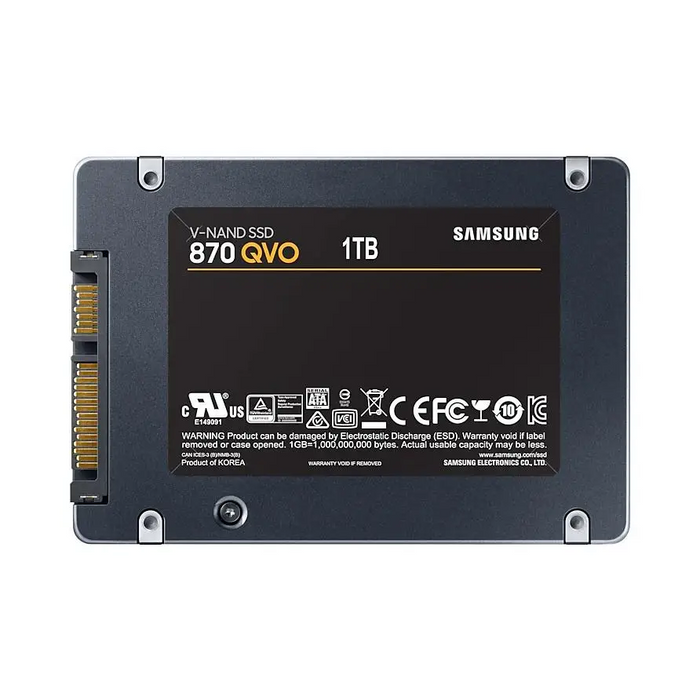 SSD SAMSUNG 870 QVO 1TB SATA III 2.5 inch MZ-77Q1T0BW - Вътрешни SSD 2.5 inch<<<SAMSUNG памети SSD и