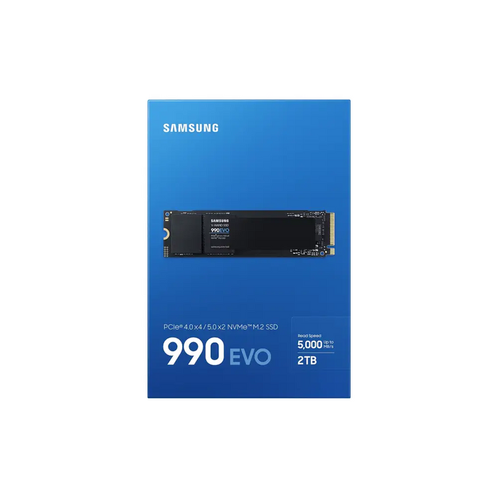 SSD SAMSUNG 990 EVO 2TB - MZ-V9E2T0BW - Вътрешни SSD M.2 PCIe<<<SAMSUNG памети SSD и