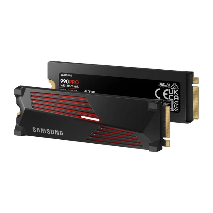 SSD SAMSUNG 990 PRO with Heatsink 4TB MZ-V9P4T0CW - Вътрешни SSD M.2 PCIe<<<SAMSUNG памети SSD и