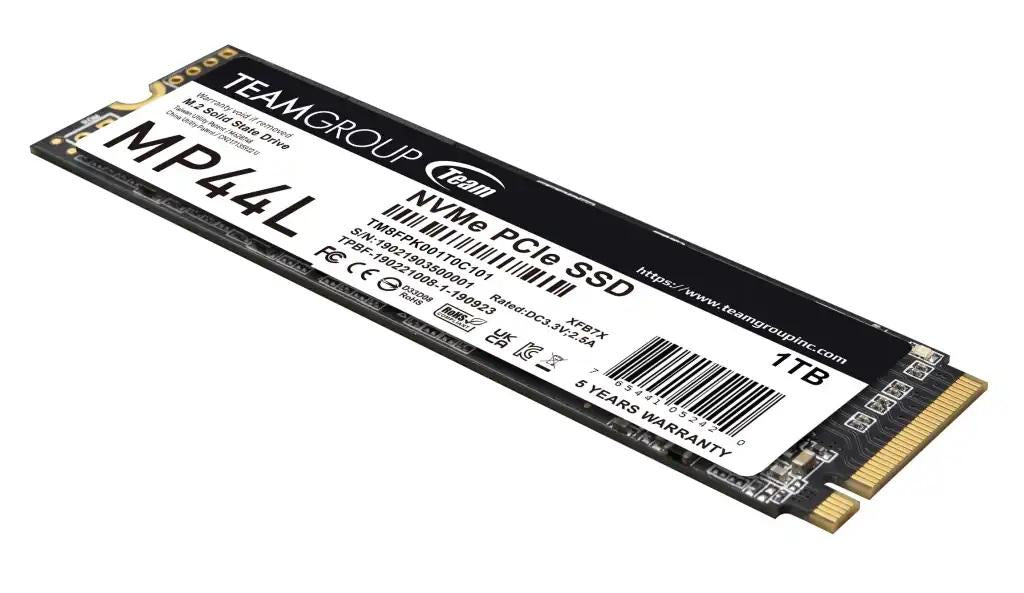 SSD Team Group MP44L M.2 2280 NVMe 1TB PCI-e 4.0 x4 - Solid State Drive (SSD) дискове<<<Компютърни