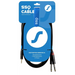 SSQ MIJM1 SS-1813 Cable Jack Stereo 3,5 mm - 2x Jack Mono 6,3 mm 1 m Black - WiresNGL-KAB<<<Sound systemNGL<<<ActionPL
