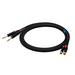 SSQ RCAJM1 SS-1427 Cable 2x RCA - 2x Jack Mono 6,3 mm 1 m Black - WiresNGL-KAB<<<Sound systemNGL<<<ActionPL