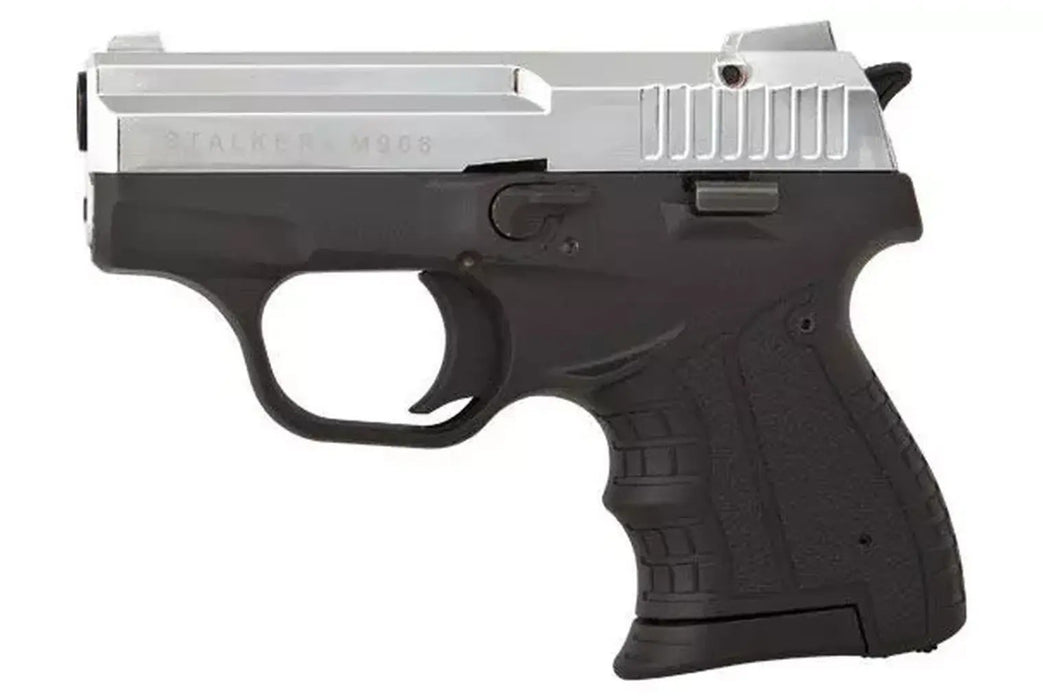 STALKER M906 BAS alarm signal pistol, calibre .22 Long Blank (6 mm), chrome flash