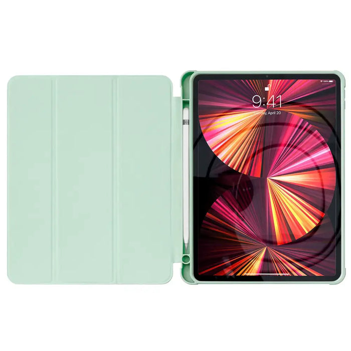 Stand Tablet Case Smart Cover case for iPad Pro 11 ’’ 2021/2020 with stand function green - Cell phone cases