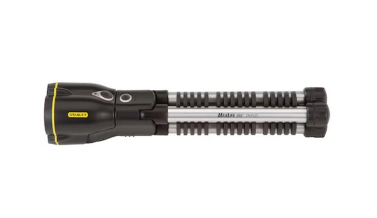 FLASHLIGHT 30LM MAXLIFE TRIPOD STANLEY
