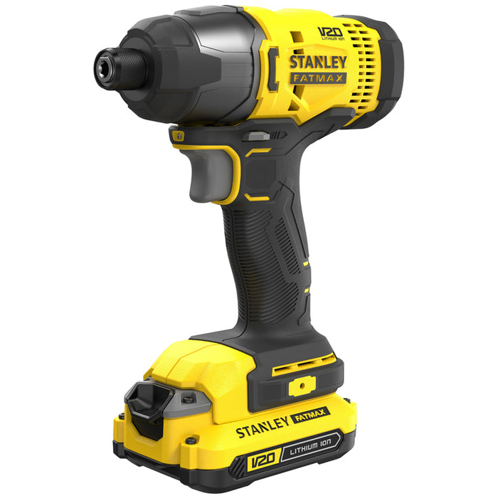 CORDLESS IMPACT DRIVER STANLEY SFMCF800C2K-QW 18 V, 165.00 nm, NUMBER OF BATTERIES 2, 1.50 Ah, SUITCASE