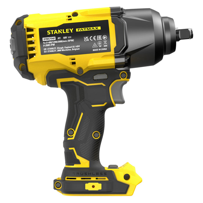 CORDLESS IMPACT WRENCH STANLEY SFMCF940B-XJ 18 V, 950.00 nm, WITHOUT BATTERY AND CHARGER