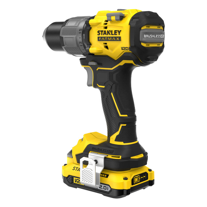 CORDLESS BRUSHLESS IMPACT DRILL STANLEY SFMCD726D2K-QW 18 V, 80.00 nm, NUMBER OF BATTERIES 2, 2.00 Ah, CASE