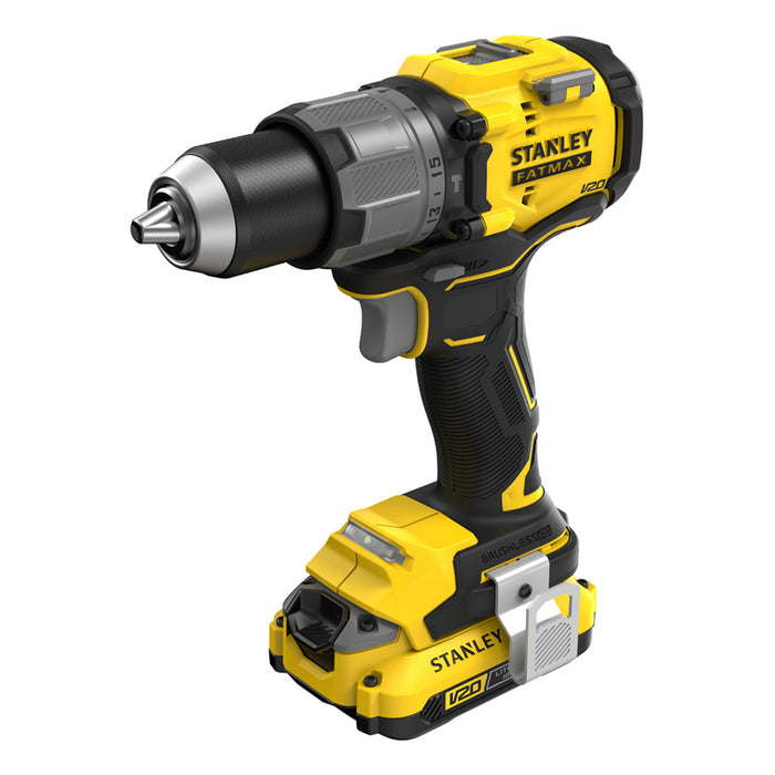 CORDLESS BRUSHLESS IMPACT DRILL STANLEY SFMCD726D2K-QW 18 V, 80.00 nm, NUMBER OF BATTERIES 2, 2.00 Ah, CASE