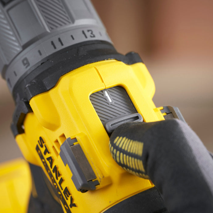 CORDLESS BRUSHLESS IMPACT DRILL STANLEY SFMCD726D2K-QW 18 V, 80.00 nm, NUMBER OF BATTERIES 2, 2.00 Ah, CASE
