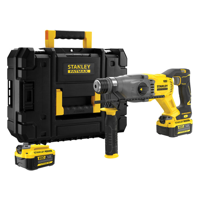 STANLEY SFMCH900M22-QW CORDLESS BRUSHLESS PUNCH 18 V, 2.00 J, SDS PLUS, NUMBER OF BATTERIES 2, 4.00 Ah, CASE