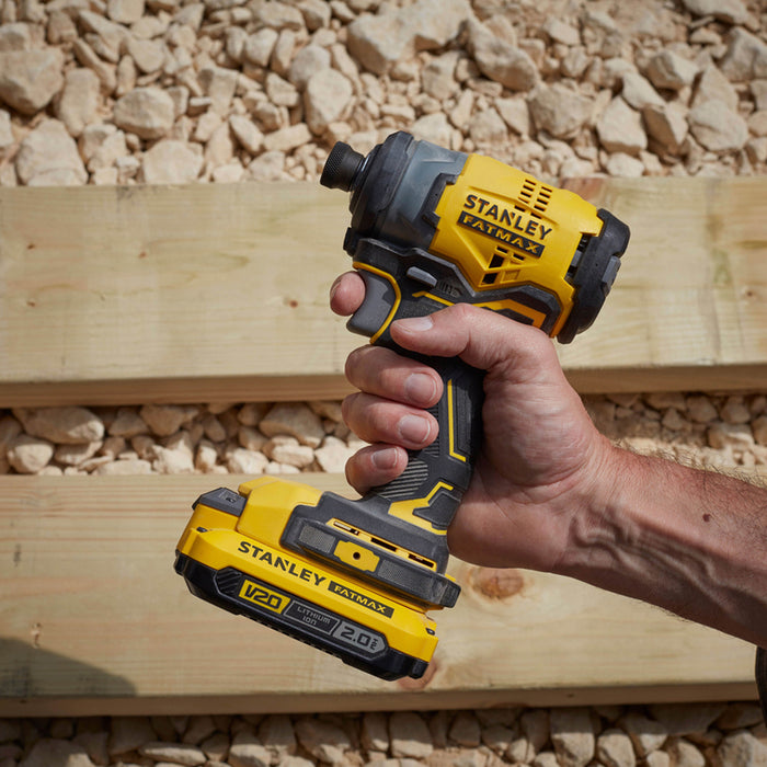 CORDLESS IMPACT DRIVER STANLEY SFMCF820D2K-QW 18 V, 190.00 nm, NUMBER OF BATTERIES 2, 2.00 Ah, CASE