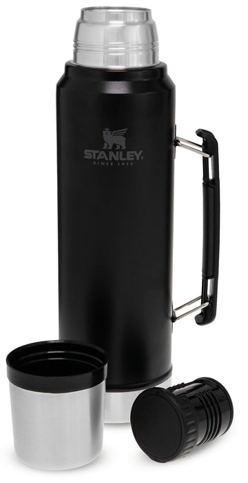 Thermos bottle Stanley The Legendary - Matte Black Pebble, 1 l