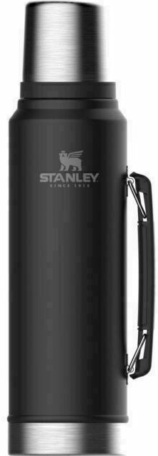 Thermos bottle Stanley The Legendary - Matte Black Pebble, 1 l
