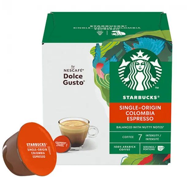 COFFEE CAPSULES STARBUCKS ESPRESSO COLOMBIA