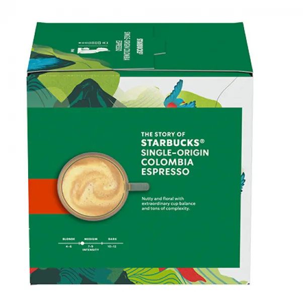 COFFEE CAPSULES STARBUCKS ESPRESSO COLOMBIA