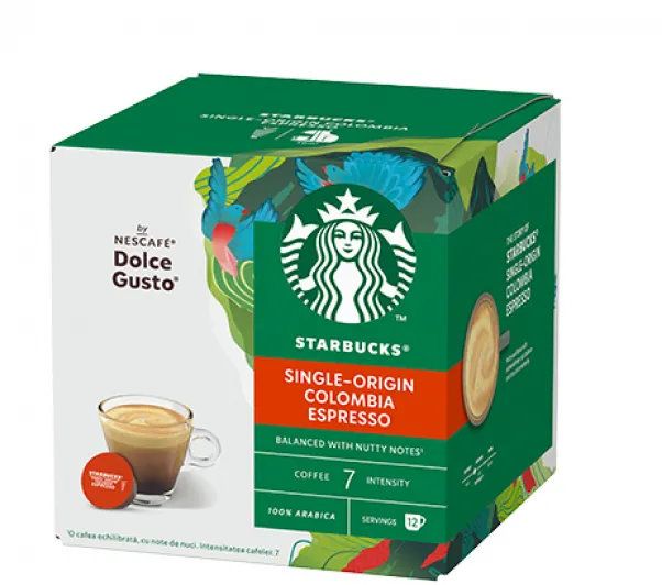 COFFEE CAPSULES STARBUCKS ESPRESSO COLOMBIA