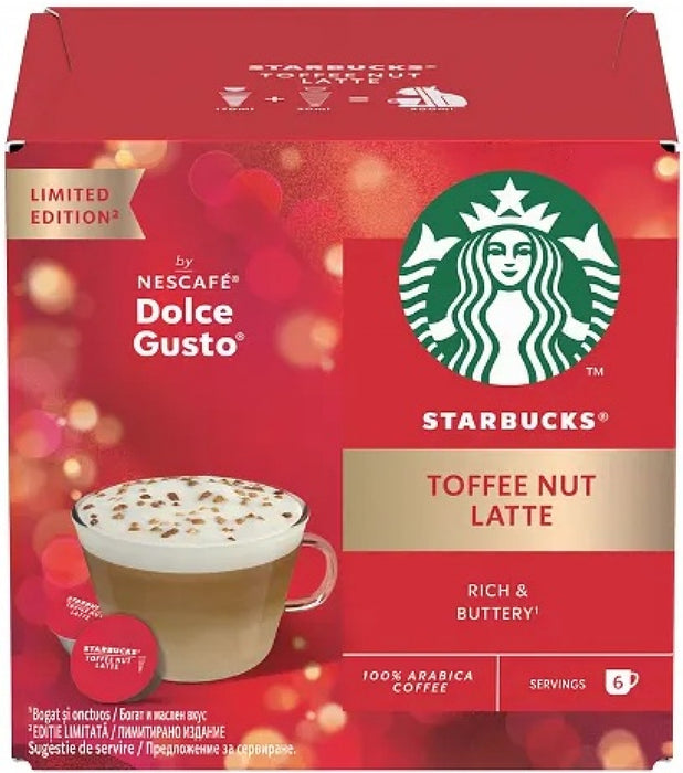 Coffee capsules STARBUCKS Toffee Nut Latte 6 drinks