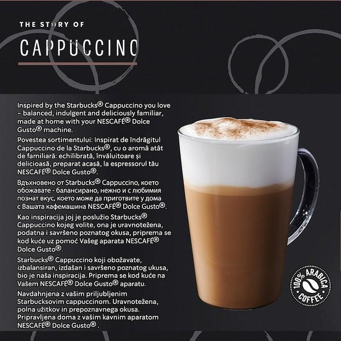 Coffee STARBUCKS WHITE CAPPUCCINO CAPS