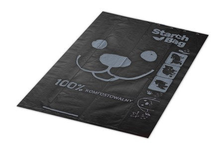 STARCHBAG BIO compostable poop bags black – 8x15 pcs