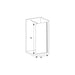 STATIONARY SCREEN 90X195 SYNCHRO SK-S-077 - Преградни стени и паравани<<<Душкабини и сауни<<<Баня<<<Praktiker