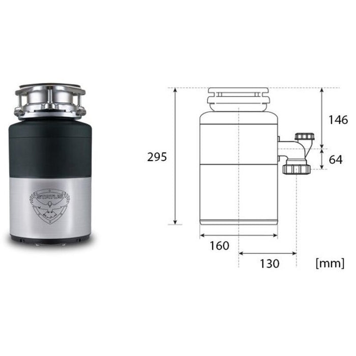 Built-in accessories Status PREMIUM 100 WASTE GRINDER