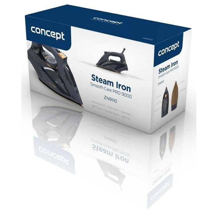 Steam Iron Concept ZN9110 2800 W - Сушилни ютии и простори<<<Почистване Прахосмукачки И Гладене<<<Дом