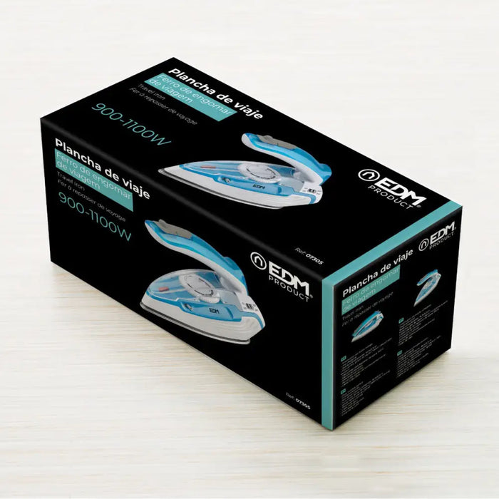 Steam Iron EDM 07305 Blue Travel - Почистване Прахосмукачки И Гладене<<<Дом Градина<<<BigBuy&&&Сушилни ютии и