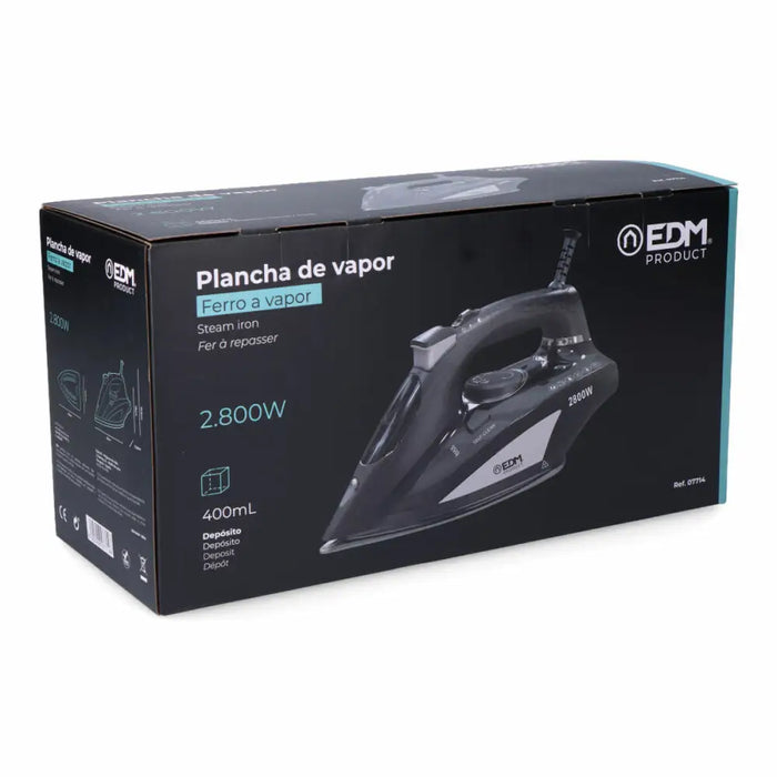 Steam Iron EDM 07714 2800 W 25,7 x 10,9 x 14,9 cm - Почистване Прахосмукачки И Гладене<<<Дом Градина<<<BigBuy&&&Сушилни
