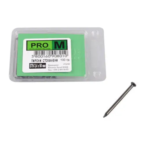 STEEL NAILS 100 G PRO M 3.4X50 MM - Пирони<<<Винтове и болтови съединения<<<Инструменти и железария<<<Praktiker