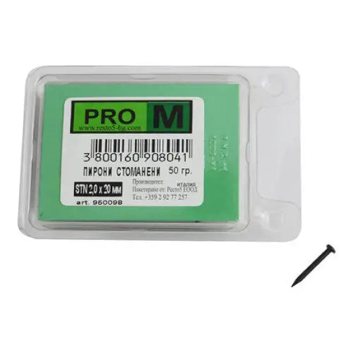 STEEL NAILS 50 G PRO M 2 X 20 MM - Пирони<<<Винтове и болтови съединения<<<Инструменти и железария<<<Praktiker