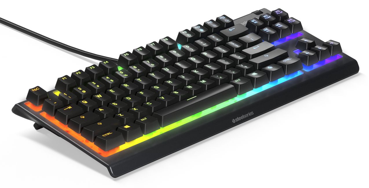 Gaming Keyboard SteelSeries APEX 3 TKL Black Spanish Qwerty