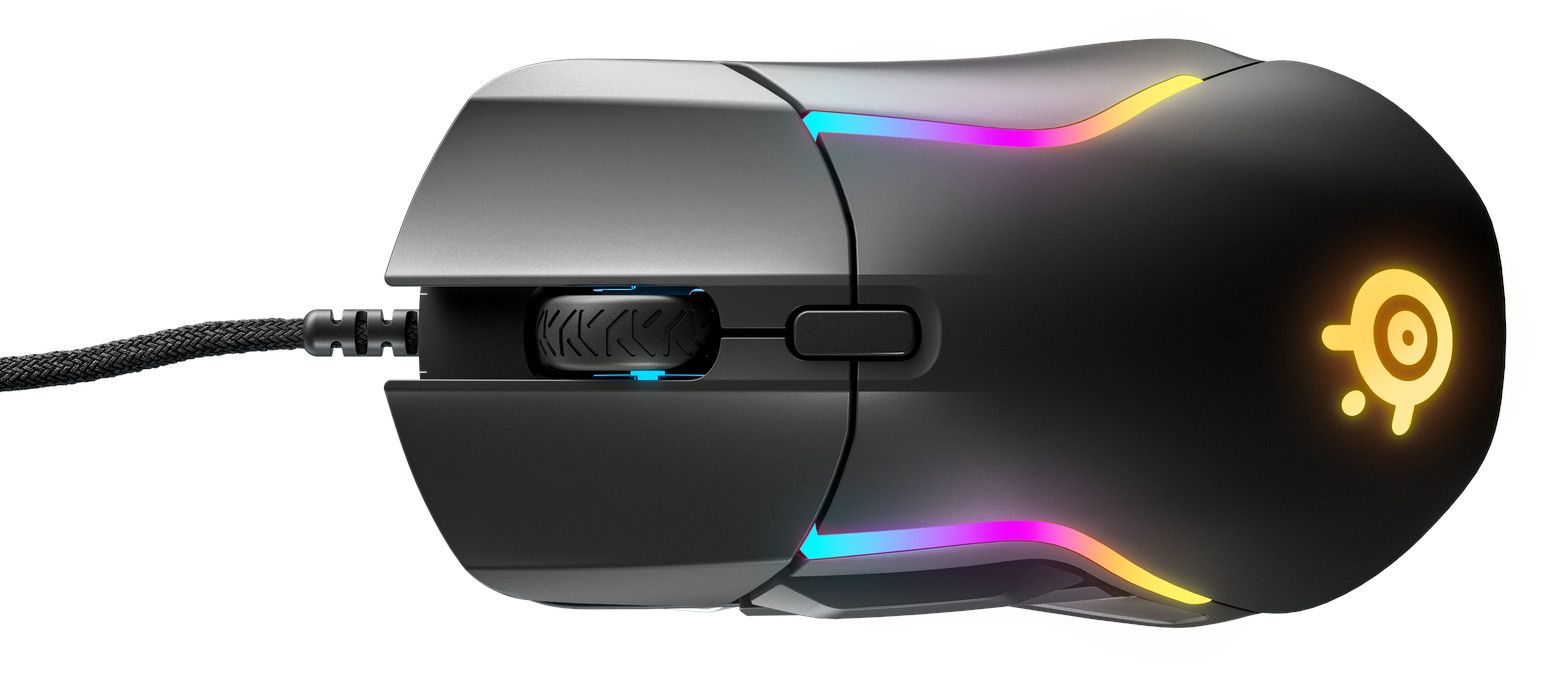 Mouse SteelSeries Rival 5 Black Gaming With cable LED Lights