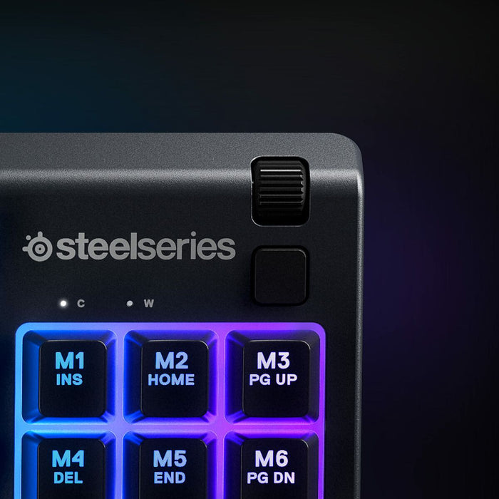Gaming Keyboard SteelSeries APEX 3 TKL Black Spanish Qwerty