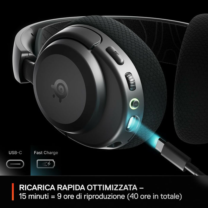 Headphones SteelSeries 61686 Black