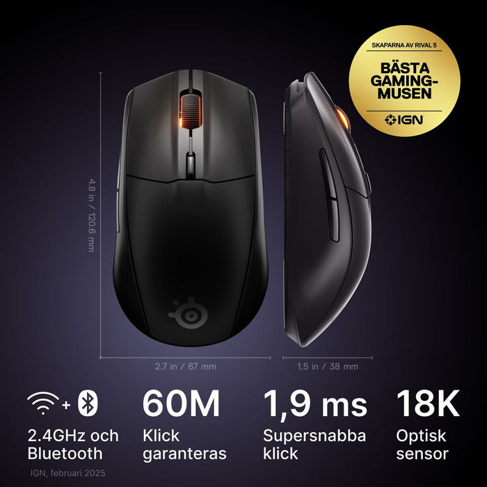 Mouse SteelSeries 62523 Black