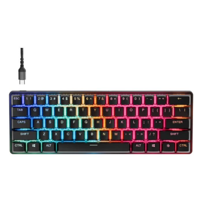 Keyboard SteelSeries 64913 Black Qwerty US