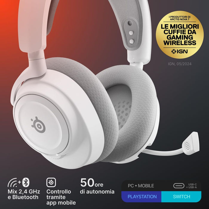 Headphones SteelSeries 61731 White