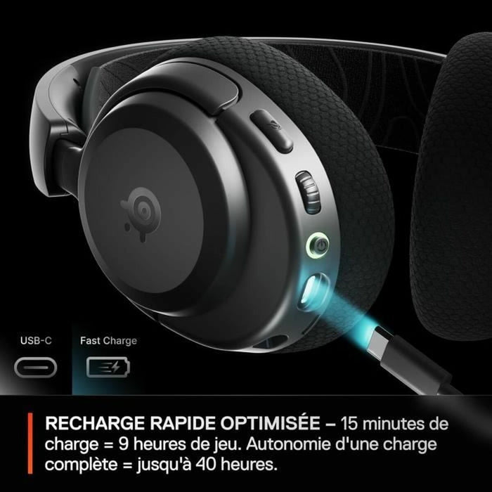 Headphones SteelSeries Arctis Nova 3XW Black