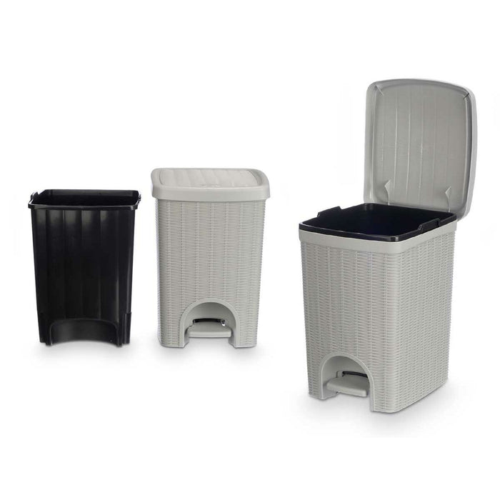 Rubbish bin Stefanplast Light grey Plastic 20 L (6 Units)
