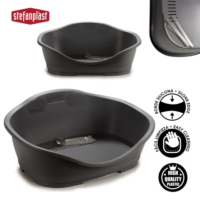 Pet bed Stefanplast Grey Plastic 68 x 27,5 x 49 cm 6 Units