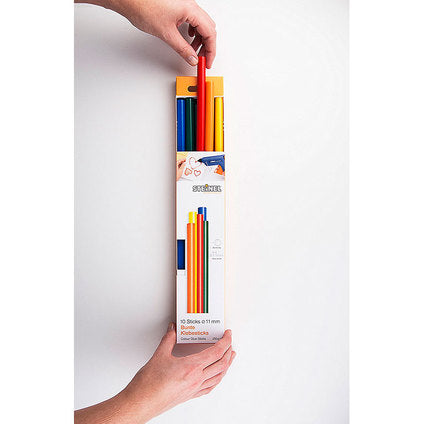 HOT GLUING CARTRIDGES 10 PCS COLOR F 11 X 250 MM STEINEL