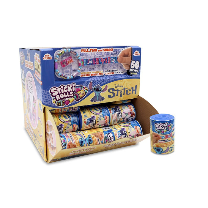 Гривна със стикери Sticki Rolls - Stitch, в капсула