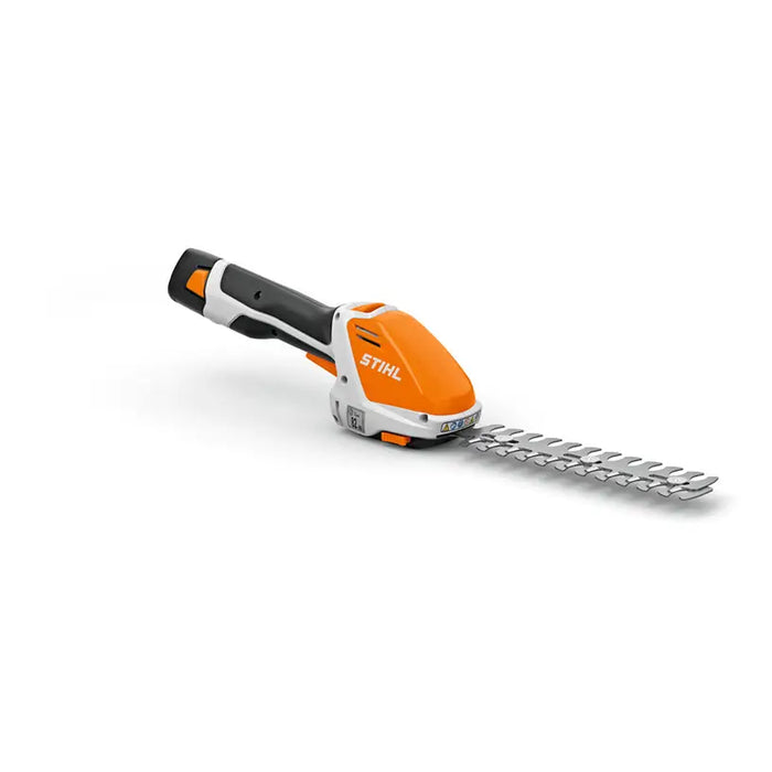 STIHL HSA 26 HSA 26 10.8 V BATTERY BATTERY NUMBER OF BATTERIES 1 2.10 Ah WORKING WIDTH WITH GRASS BLADE 20 mm WORKING