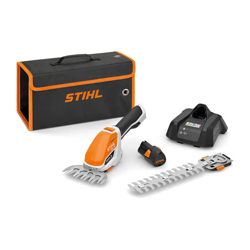 STIHL HSA 26 HSA 26 10.8 V BATTERY BATTERY NUMBER OF BATTERIES 1 2.10 Ah WORKING WIDTH WITH GRASS BLADE 20 mm WORKING