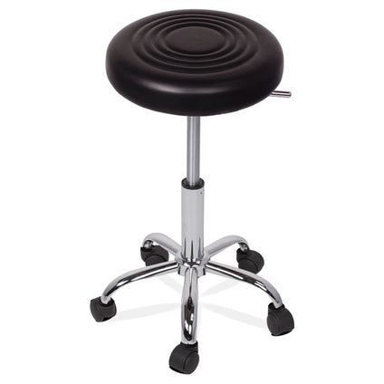 STOOL WITH WHEELS 40X50-65X40 CM. BLACK - Табуретки<<<Мебели и обков<<<Мебели и интериор<<<Praktiker