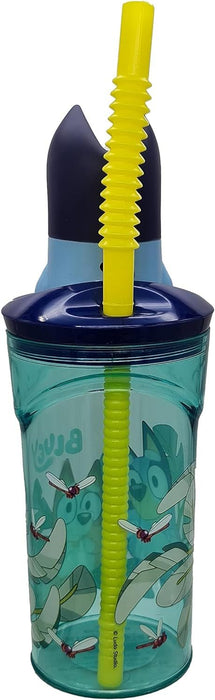 Cup with Straw Bluey PVC 3D