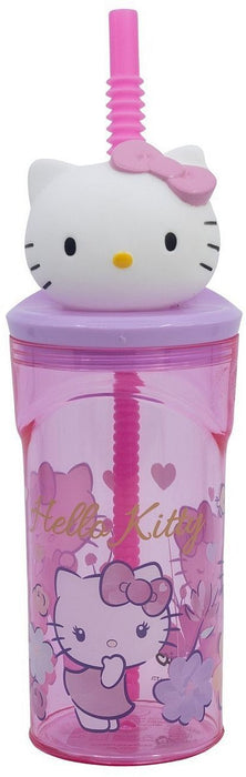 Cup with Straw Hello Kitty 360 ml 3D